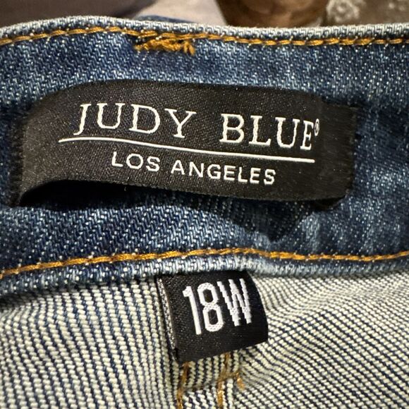 Judy Blue Plus Size 18W Med. Blue Skinny Fit High Waist Stretch Denim Jeans New - Picture 7 of 13